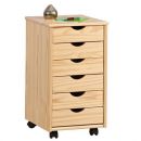 Halmar Nils Chest of Drawers, 40x36x65cm, Natural Wood