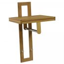 Home4You Clothes Rack MONDEO 33x40xH70cm, Wood, Assembled, Natural (19931)