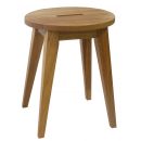 Home4You Stool MONDEO D36xH45cm, cocoa, natural (19937)