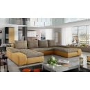 Eltap Marino Berlin/Soft Corner Pull-Out Sofa 53x363x88cm, Beige (MA13)