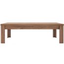 Black Red White Brussels/Ghent Coffee Table, 130x65x65cm, Oak (S225-LAW/4/13-DAST)