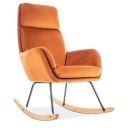 Кресло-качалка Signal HOOVER, ткань, 49x70x106 см, оранжевое (HOOVERVP)