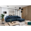 Eltap Dalia Cloud Corner Pull-Out Sofa 190x289x95cm, Blue (CO-DAL-RT-40NU)