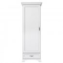 Black Red White Idento Wardrobe, 69.5x43.5x197.5cm, White (S320-REG1D1S-BI)