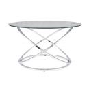 Signal Eos Glass Coffee Table, 80x80x46cm, Transparent (EOSBTCH)