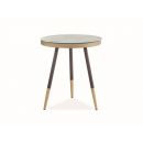 Стеклянный кофейный столик Signal Vega, 45x45x50 см, белый (VEGACBC)