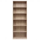 Black Red White Executive Shelf, 80x36x218.5cm, Oak (S340-REG/22/8-DSAJ)