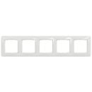 Schneider Electric Sedna Design Metal Clad Frame 5-gang, White (SDD311805)