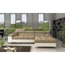 Eltap Ricardo Berlin/Soft Corner Pull-Out Sofa 60x280x90cm, Beige (Ric_22)