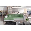 Stūra Dīvāns Izvelkams Eltap Sorento Soro/Soft 58x295x80cm, Zaļš (SO_26)