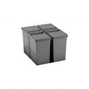 GOLLINUCCI Waste Bin 2 x 11 liters (461.450.10.500)