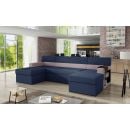 Eltap Markos Ontario/Ontario Corner Pull-Out Sofa 57x314x86cm Violet (M20)