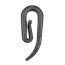 Dekorika Aspen Plastic Hooks for Curtains 30pcs, Black