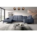 Eltap Neviro Poco Corner Sofa 201x350x77cm, Blue (CO-NEV-RT-40PO)