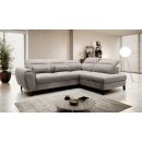 Eltap Noble Loco Corner Pull-Out Sofa 201x255x100cm, Grey (CO-NOB-RT-04LO)