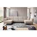 Eltap Larco Sola Corner Pull-Out Sofa 191x362x90cm, Beige (CO-LA-18SO)