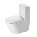 Tualetes Pods Duravit D-Neo Rimless ar SC/QR vāku, Balts (KK DNEO RIMLESS)