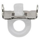 Dekorika No. 4060 Fixing Clips for Aluminum Profile, 4pcs, White