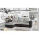 Eltap Newark Berlin/Soft Corner Pull-Out Sofa 57x237x90cm, Grey (Na09)