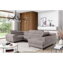 Eltap Escada Palacio Corner Pull-Out Sofa 200x330x98cm, Grey (Esc_69)