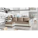 Eltap Newark Sawana/Soft Pull-Out Corner Sofa 57x237x90cm, Beige (Na03)