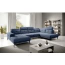 Eltap Bretan Gojo Corner Sofa 205x350x107cm, Blue (CO-BRE-RT-40GO)