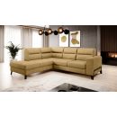 Eltap Cassara Cloud Corner Pull-Out Sofa 237x277x100cm, Yellow (CO-CAS-LT-45NU)