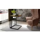 Столик для кофе Eltap Vigo 45x45x67 см, дуб/черный (Vigo_1)