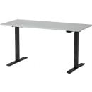 Martin Electric Height Adjustable Desk 160x60cm Black/Stone Grey (28-0709-10)