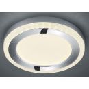 Ceiling Light Fixture 16W, White/Silver (78655)