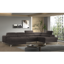 Eltap Lacante Straight Pull-Out Corner Sofa 202x354x92cm, Brown (CO-LAC-RT-22REK)