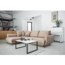 Eltap Larde Loco Corner Pull-Out Sofa 191x276x90cm, Brown (CO-LAR-LT-20LO)