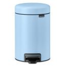 Brabantia Bathroom Trash Can NewIcon (Mint) with Pedal and Lid, 3l