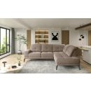 Eltap Theodore Cloud Corner Sofa 200x275x77cm, Brown (CO-THE-RT-20NU)