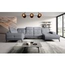 Eltap Neviro Poco Corner Sofa 201x350x77cm, Grey (CO-NEV-LT-04PO)