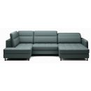 Угловой диван Eltap Berrto 165x306x100 см, правый угол, зеленый (CO-BER-RT-38MAN)