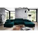 Eltap Eduardo Kronos Corner Pull-Out Sofa 202x345x90cm, Green (Edr_99)