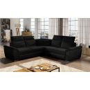 Eltap Federico Sawana/Soft Corner Pull-Out Sofa 268x268x102cm, Black (Fed_35)