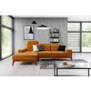 Eltap Torrense Monolith Corner Sofa 53x265x98cm, Orange (Tor_60)