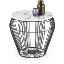 Halmar Adrianna Coffee Table 56x52cm, Black/White (V-CH-ADRIANNA-LAW)