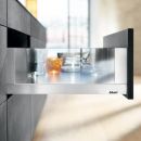 Blum Legrabox C-Free Drawer Profile, 650mm, Stainless Steel (53.65.03.04)