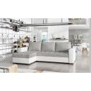 Eltap Newark Berlin/Soft Corner Pull-Out Sofa 57x237x90cm, Grey (Na07)