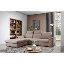 Eltap Trevisco Solar Corner Pull-Out Sofa 216x272x100cm, Beige (Tre_60)