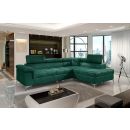 Eltap Eridano Monolith Corner Pull-Out Sofa 202x275x90cm, Green (ERI_08)