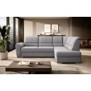 Eltap Siber Gojo Corner Pull-Out Sofa 186x270x93cm, Grey (CO-SIB-RT-04GO)