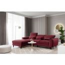 Eltap Foble Loco Pull-Out Corner Sofa 196x267x100cm, Red (CO-FOB-LT-25LO)