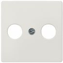 Siemens Delta I-System RF/TV Outlet Low Voltage Frame, White (5TG2561)