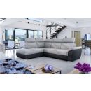 Eltap Loreto Berlin/Soft Corner Pull-Out Sofa 60x260x102cm, Grey (Lor_42)