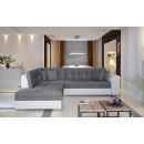 Eltap Pieretta Sawana/Soft Corner Pull-Out Sofa 58x260x80cm, Grey (Prt_01)