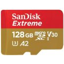 Micro SD-карта памяти SanDisk SDSQXAA 170 МБ/с, красно-золотая